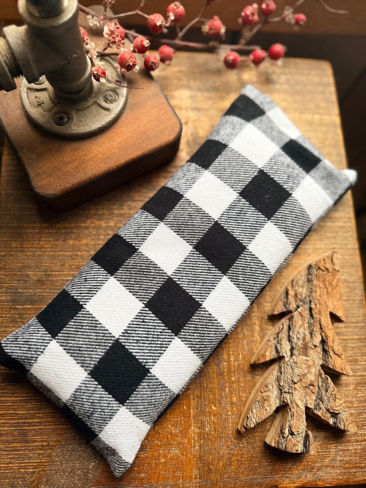 ‘Classy Plaid’ Eye Pillow